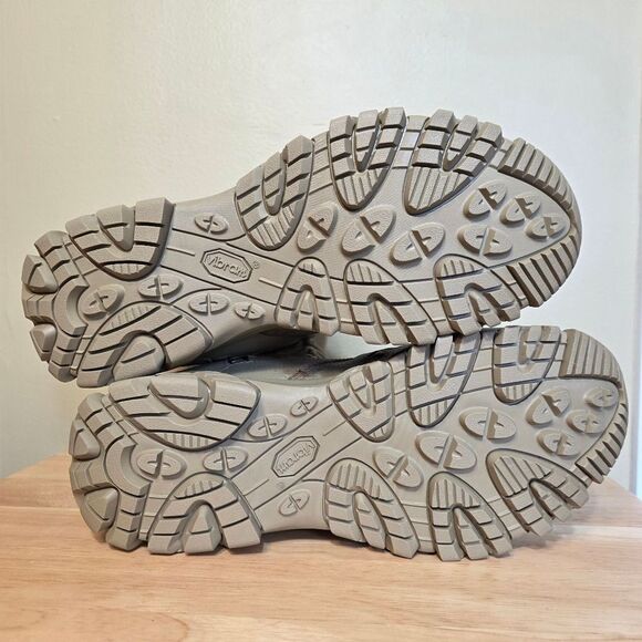 Merrell Moab 3 8" Tactical Waterproof Zip Boots Dark Coyote Tan J004107 Men's 11 - Picture 6 of 7